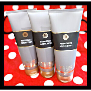 Bath & Body Works Midnight Addiction 8 oz Ultimate Hydration Body Cream x3